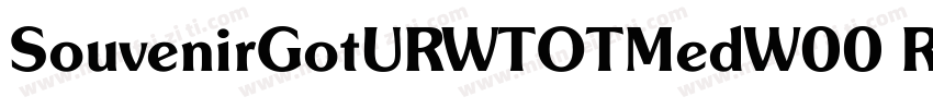 SouvenirGotURWTOTMedW00 Rg Regular字体转换